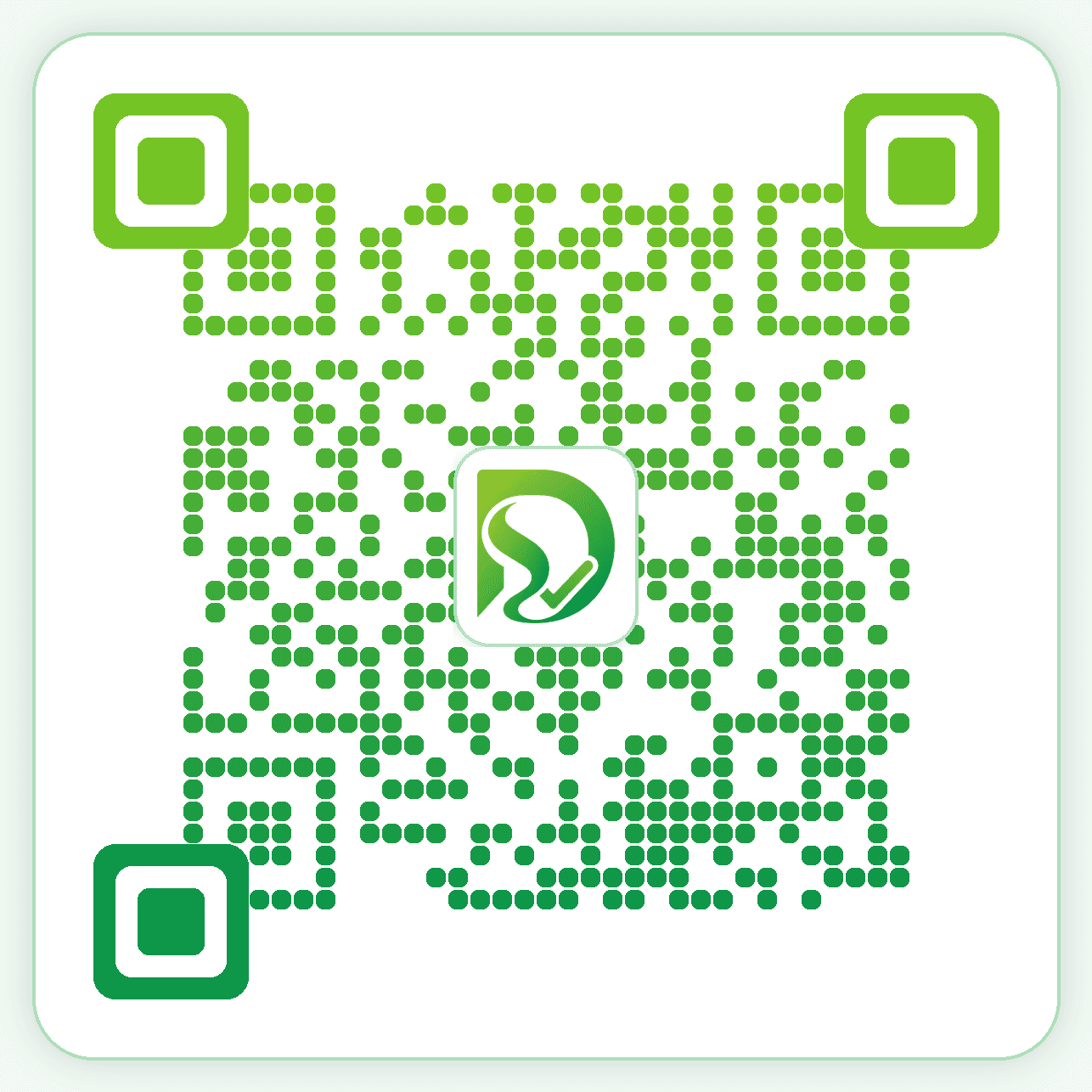 DミセのサイトへアクセスできるQRコード